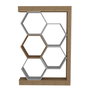 Hanah Home Artemis - Blanco y Nogal